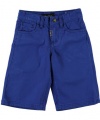 LRG Welt Pocket Shorts (Sizes 8 - 20) - gibson blue, 8