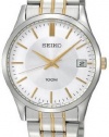 Seiko Two-tone Silver Dial Mens Watch SGEF03