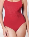 Miraclesuit Solid Lisa Jane Swimsuit Red