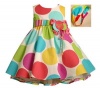 Bonnie Jean Baby Girls Polka Dot Balloon Birthday Dress , Multi , 24M