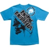 Metal Mulisha Trigger Youth Boys Short-Sleeve Sports Wear T-Shirt/Tee - Turquoise / Small