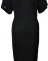 Maggy London Women's Knot Back Textured Dress Black