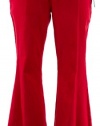 INC, International Concepts Happy Red Cotton Stretch Mid Rise Flared Leg Jean Pant