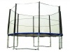 Aosom 15' Round Complete Trampoline Set - Trampoline, Safety Enclosure System and 3-Step Ladder