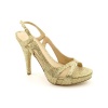Via Spiga Adrianna Womens Size 6 Gold Slingbacks Heels Shoes New/Display