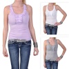 Hailey Jeans Co Juniors Knit Ruffled Tank Top