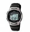 Casio Men's W213-1AVCF Basic Black and Silver Digital Watch