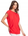 GUESS by Marciano Jona Mixed Top, ROCKIN RED (XS)