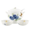 Lenox Butterfly Meadow Covered Soup Tureen/Ladle and 2 Bowls