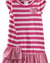 Roxy Kids Girls 2-6X Stay Cool Dress, Passion Pink Stripe, 2T