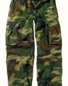 Kids Camouflage Pants Woodland Camo Vintage Paratrooper Fatigues