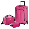 Euro Value II Collection- 3 Piece Promotional Travel Set  in Neon Pink