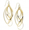 INC International Concepts, Gold-Tone Twist Long Dangle Earrings