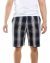 Michael Kors Plaid Linen Shorts