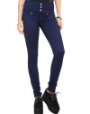 Navy High Waisted Skinny Jeans