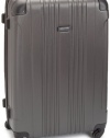 Kenneth Cole Reaction Luggage Let It All Out Wheeled Suitcase, Charcoal, Large