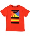 Nautica Toddler Boys Orange & Blue N 8/3 T-Shirt (4T)