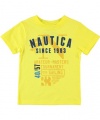 Nautica Sportswear Big Boys 8-20 Amateur-Masters T-Shirt (14/16, Yellow)