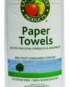 Earth Friendly Products Paper Towels, 90 Sheets, 2-Ply, 1-Count Packages (Pack of 24)
