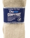 Diastar Comfy Feet Diabetic Socks, Tan, 13-15, 3 pack