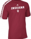 NCAA adidas Indiana Hoosiers Sideline Red Swagger Performance T-Shirt (Large)