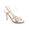 E! Live From The Red Carpet E0014 Open Toe Silver Womens New/Display