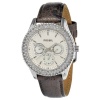 Fossil Women's ES2995 Stella Leather Pewter Watch