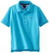Tommy Hilfiger Boys 2-7 Ivy Polo Shirt- Summer, Blue Atoll, 06 Regular