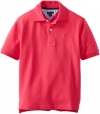 Tommy Hilfiger Boys 8-20 Ivy Polo Great Fit Shirt, Gladiola Red, X-Large