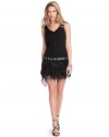 GUESS by Marciano Jenny Feather Dress, BLACK (SMALL)