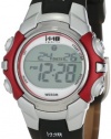 Timex Unisex T5G841 1440 Sports Digital Silver-Tone/Black Resin Strap Watch