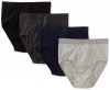 Dockers Men's 4-Pack Fly Front Brief