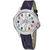 Fendi Crazy Carats Ladies-small Silver Dial Purple Strap Watch F104026033T02