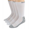 Calvin Klein Men's Socks Cotton Cushion Sole Crew White Asst. 4 pairs