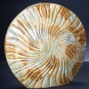Howard Elliott 31146 Multi-Colored Drizzled Glazed Shell-shaped Ceramic Large Vase