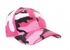 Pink Camouflage Low Profile Adjustable Cap