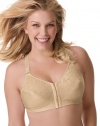 Playtex 18 Hour Posture and Back Support Wire-free Bra, 48C, Nude