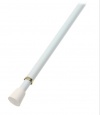 Levolor Kirsch A7004213315 7/16-Inch Diameter 28 to 48-Inch Width Tension Rod, White