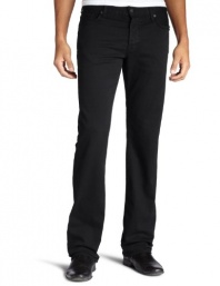 7 For All Mankind Men's Standard Classic Straight Leg Jean in Black Out
