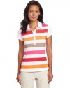 Adidas Golf Women's Climacool Rugby Stripe Polo