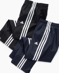 No matter what he's doing, he'll look good crossing the finish line in these adidas track pants.