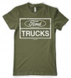 (Cybertela) Ford Trucks Women's T-shirt Classic American Vehicle Tee