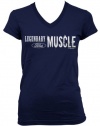 (Cybertela) Legendary Ford Muscle Junior Girl's V-neck T-shirt Classic American Vehicle Tee