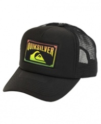 From the beach to the streets, this Quiksilver trucker hat is the ultimate casual topper.