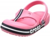 Crocs Crocband Toe Bumper Sandal (Toddler/Little Kid),Pink Lemonade/Navy,10-11 M US Toddler