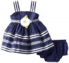 Sweet Heart Rose Baby-girls Infant Nautical Eyelet Dress