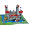 Colorful Wooden Medieval Castle Playset - Slot Construction - Kidkraft