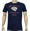 Lucky Brand Jeans Men's Poker Junkie Shirt Navy