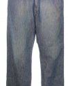 Calvin Klein Jeans, Mens Relaxed Straight Leg Jeans Dark Wash 40W x32L