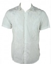 INC International Concepts Mens Button Down Short Sleeve Shirt